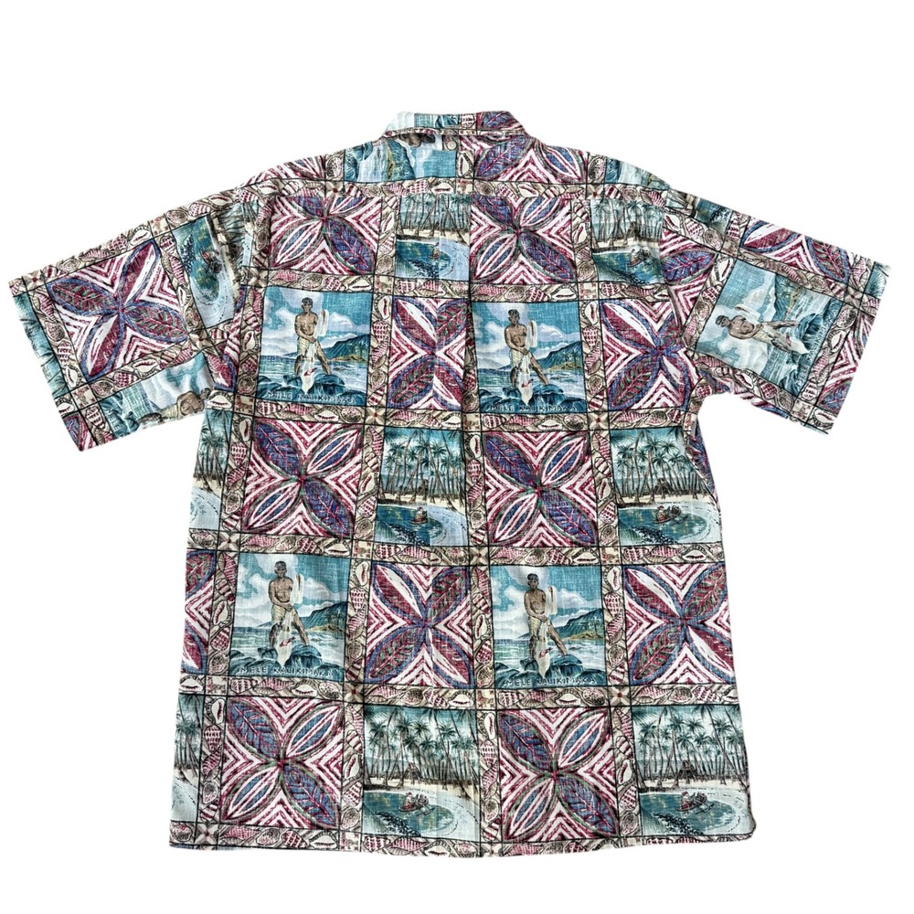 Reyn Spooner Mele Kalikimaka Hawaiian Shirt Mens‎ Large Christmas Aloha Cotton L - Picture 2 of 6